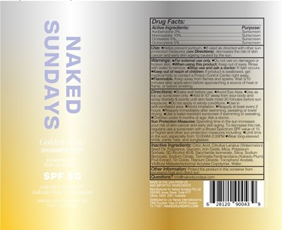 75 mL (Naked Sundays Golden Glow Shimmer Mist 75 mL)